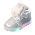 thumbnail image 2 of DPTALR oddler Infant Kids Baby Girls Rabbit LED Luminous Sport Shoes Sneakers, 2 of 7