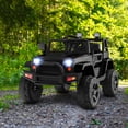 thumbnail image 4 of Gymax 12V Kids Ride On Truck Car Electric Vehicle Remote w/ Music & Light Black, 4 of 10