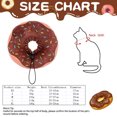 thumbnail image 4 of Collier de Récupération Ajustable en Forme de Beignet pour Chat, Cône Souple pour Chat, Collier Élisabéthain après Chirurgie (Rose) m, 4 of 8