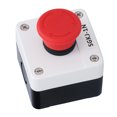 thumbnail image 4 of SGKJ-1N IP32 Waterproof Emergency Stop Push Button Station - ABS Shell, 10(8)A 400V AC, Locking Mushroom Head, Rotation Reset for Industrial Control Circuits (Electromagnetic Starters, Contactors,, 4 of 6