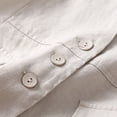 thumbnail image 3 of Gilet Sans Manches en Denim Coton et Lin pour Femmes, Tendance Décontractée, Cardigan Sans Manches en Denim, 3 of 8