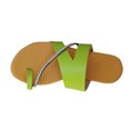 thumbnail image 2 of Styesk Womens Sandals Summer New Large Size One Line Set Toe Flat Rhinestones Large Size Outside To Wear Beach Sandals, 2 of 9