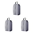 thumbnail image 2 of Becaristey Pochettes à Chaussures Adaptées au Voyage Solution de Rangement de Chaussures Pratique et Polyvalente Gris m Ensemble de 3, 2 of 6