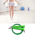thumbnail image 3 of ziyahi Speed Skipping Wire Rope Indoor Outdoor Jumping Rope Weight Loss Exercise Home Gym Workout Tool, Green, 3 of 9