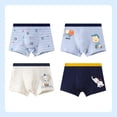 thumbnail image 2 of MIASHUI Boxeurs pour Garçons sous-Vêtements Mignons Dessin Animé Culottes en Coton Lot de 4,110, 2 of 3