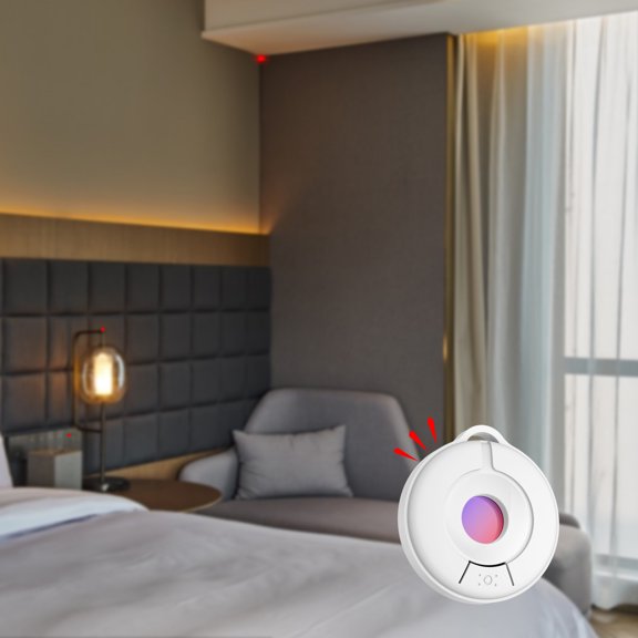 Détecteur de Caméra, Détecteur Anti-Espion Portable, Dispositif Anti-Espionnage, Détection Optique Infrarouge, Induction Stéréoscopique, Usage Hôtel/maison, Localisateur de Caméra Cachée, Longue Veille, Format Mini, Facile à Transporter