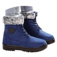 thumbnail image 1 of Mepaouo Bottes d'Hiver pour Femmes à la Cheville, Imperméables, à Lacets, Bottillons de Randonnée Antidérapants, Chaussures de Marche d'Extérieur, 1 of 7