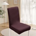 thumbnail image 1 of Dining Room Chair Cover Elastic Stretch Polyester Fleece Seat Slipcover with Secure Fit for Standard Chairs – Color 11, 1 of 8