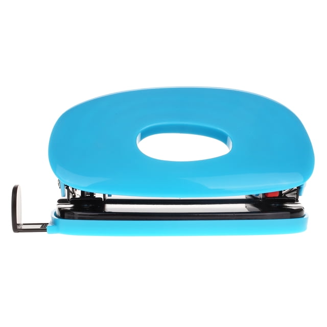 KW-triO Portable 2 Hole Punch Handheld Metal Hole Puncher 20 Sheet Capacity 6mm Aperture Paper