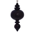 thumbnail image 1 of Vickerman MC198526 Ornement de Fleur Rond de Grain de Bois de Prune de 9 Po - 3 par Sac, 1 of 1