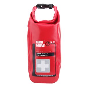 KAKOWELY 1PC Sac de premiers soins Sac de rangement étanche Kit de survie portable pour sac de secours pour les voyages à l'extérieur, 12,6"X4.72"X3.15"