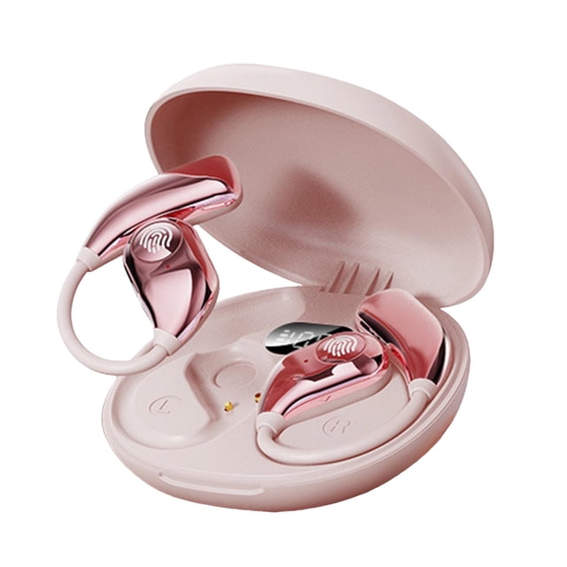 Écouteurs de Sport Sans Fil à Oreille Ouverte, Étanches et Résistants à la Sueur, Casque avec Micro pour Sport, Jogging, Course, Conduite, Cyclisme, Randonnée, Usage Intérieur et Extérieur, Écouteurs à Oreille Ouverte, Tapis de Yoga et Support