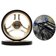 Maoww Folding Bike Easy Wheel EZ Wheels for Traveling Rack Champagne