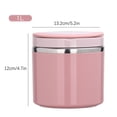thumbnail image 3 of TopLLC Bento Box Lunch Box Hot Container With Handle, 1000ml Stainless Steel Food Heating Container, Food Container, Keep Warm Container, Breakfast Cup, Soup Bowl BPA-Free Food Container, 3 of 7