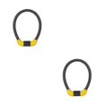 thumbnail image 1 of Guardoinrt Bike Lock Universal Anti-theft 5 Digit Password Safety Chain Number Locks Padlock Bicycles Cycling Scooter Equipment Long/Yellow 2PCS, 1 of 1