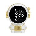 thumbnail image 2 of TopLLC Astronaut Cub Electronic Alarm Clock Featuring Adjustable Night Mode And Real-Time Indoor Temperature Monitoring For Added Convenience And Comfort Alarm clock, 2 of 7