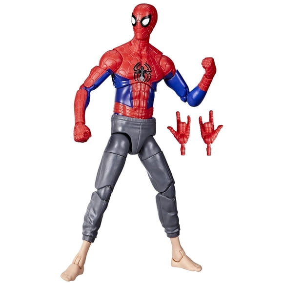 Marvel Legends Series Spider-Man: Across the Spider-Verse (Part One) Peter B Parker 6-inch Action Figure, 2 Accessories