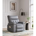 thumbnail image 1 of Fauteuil Inclinable Surdimensionné, Fauteuils Inclinables Manuels pour Adultes, Petit Fauteuil Inclinable en Cuir PU pour Petit Espace, VR, Réglable 90° - 150°, Fauteuil Simple de Style Lazy Boy, 1 of 8