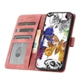 thumbnail image 3 of Compatible with Samsung Galaxy A52 5G/ 4G Embossed Butterfly Case with Wallet and Kickstand Cover, 3 of 5