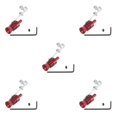 thumbnail image 1 of ZheElen Universal Car Whistle Refitting _ Whistle Exhaust Pipe Red L 5Set, 1 of 6