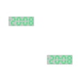 thumbnail image 4 of relayinert Colorful Digital Numbers For Easy Reading Large Display Screen Double Placement 8017GreenLight 2Set, 4 of 6