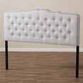 thumbnail image 2 of Baxton Studio Lucy Fabric Tufted King Headboard in Grayish Beige, 2 of 5