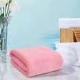 thumbnail image 3 of Suncoda Washclo, Solid Color Pineapple Reseau High Density Fleece Marginal Bath Towel Adult Solid Color Enlarged Bath Towel Thickened Marginal Towel 35X75Cm, 3 of 4