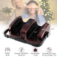 thumbnail image 3 of Costway Foot & Calf Massager Deep Kneading Shiatsu Massager Machine with Heat Red, 3 of 10