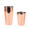 thumbnail image 4 of Shaker à Cocktail, Finition Satinée Inaltérable Largement Utilisé en Acier Inoxydable 304 2 Sections Mélangeur Anti-Humidité pour Barbecues Miroir avec Fond Tasse, Plaqué Or avec Fond, 4 of 8