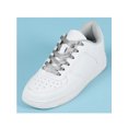 thumbnail image 2 of INSPIRE CHIC Unisex Solid Color Flat 0.4'' Wide Ribbon Shoelaces 2 Pairs 90cm/35.4" Light Gray, 2 of 6