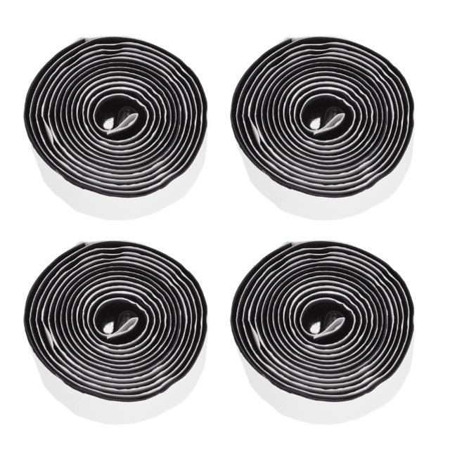 4PCS Auto-Adhésif Crochet et Boucle Bande Polyester Super Visqueux Rouleau Bande Collante pour le Stockage à Domicile