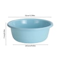 thumbnail image 4 of Bowayaoa Thickened Plastic Wash Basin Multipurpose Large Laundry Basin for Washing Clothes Vegetables Feet Bathroom Dormitory Use, 4 of 7