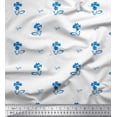 thumbnail image 1 of Soimoi Poly Georgette Fabric Leaves & Floral Artistic Decor Fabric Printed Yard 52 Inch Wide, 1 of 5