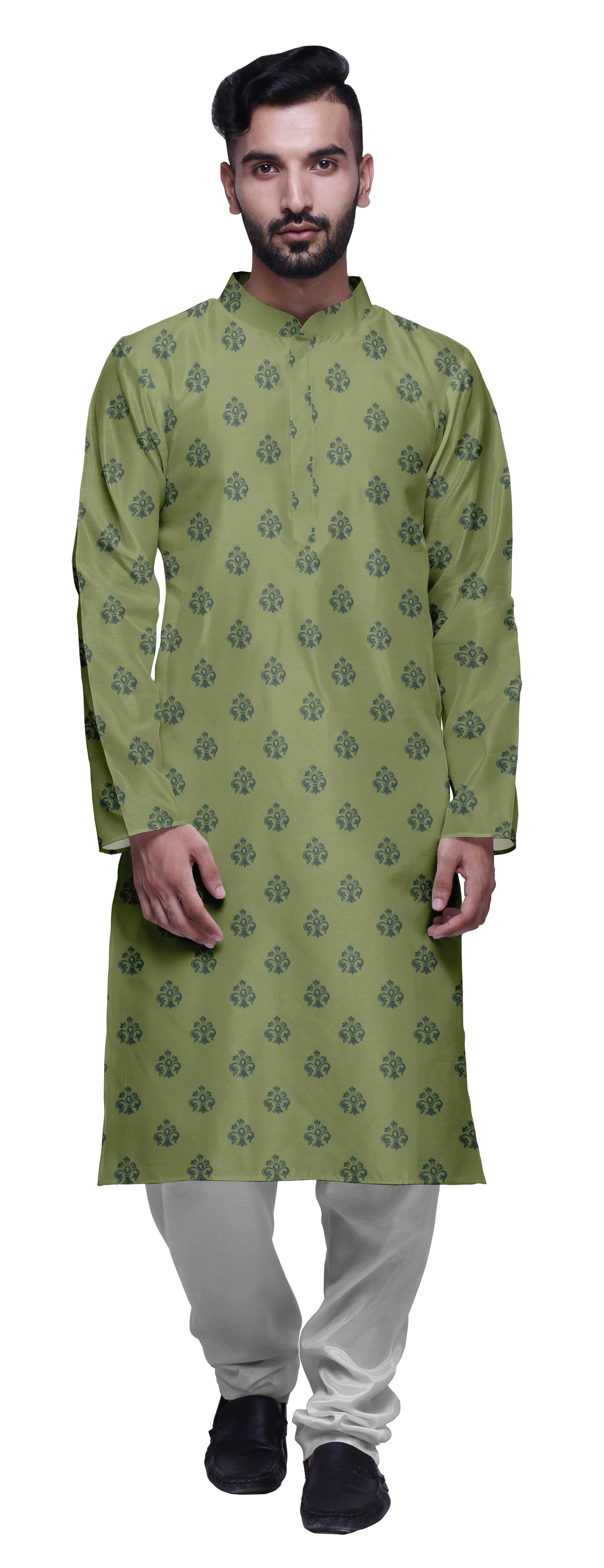Atasi Designer Printed Kurta For Boys Casual Kurta Pajama Set Summer Clothing