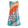 thumbnail image 3 of EGNMCR Robes de Fête pour Femmes Robes d'Été pour Femmes Col Rond Imprimé Sans Manches Tuniques Robes Grande Taille Robes T-Shirt, 3 of 4