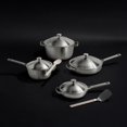 thumbnail image 1 of Our Place Titanium Pro Cookware Set (10 piece) Our non-toxic, chef-approved titanium cookware set Brushed, 1 of 1