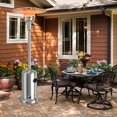 thumbnail image 4 of Patiojoy Outdoor 50000 BTU Standing Heater LP Propane Heater w/Wheels Silver, 4 of 9