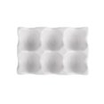thumbnail image 1 of Classic Kitchen Accessories, 6 Grids Ceramic Egg Holder Chicken Egg Trays Egg Storage Organizer for Refrigerator Countertop Display, 1 of 4