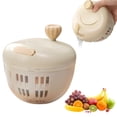 thumbnail image 1 of Salad Extra Large 5.5 Capacity | Bowl With Ergonomic Push Button Mechanism Non Slip Base & Drain Basket Perfect For Washing Lettuce & Vegetables, 1 of 9