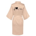thumbnail image 3 of FAIWAD Womens Long Sleeve Robes Graphic Printed Bathrobe Lightweight Long Cardigan Robes with Belt, 3 of 3