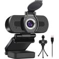 thumbnail image 1 of Full HD Webcam 1080p Video Camera with Webcam Cover for Desktop Laptop, 1 of 2