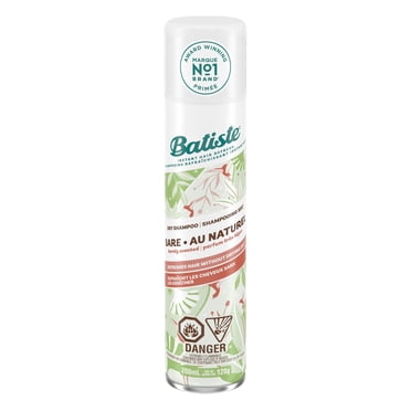 Batiste Dry Shampoo Spray, Bare Scent, Refresh Hair and Absorb Oil Between Washes, Waterless Shampoo for Added Hair Texture and Body, 200-ml