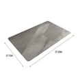 thumbnail image 3 of Vixolx Bath Mat Rug-Rubber Backing Non Slip Quick Dry Absorbent Thin Bathroom Rugs - Under Door Faux Suede Surface Bathroom Floor Mats-Shower Rug for in Front of Bathtub Shower Gray 18"x28", 3 of 7
