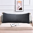 thumbnail image 1 of Meitianfacai Cool Body Pillows for Adults Extra Long Pillows for Bed Shredded Memory Foam Full Pillows Pillowcase + Pillow Core--Zipper Type(Blue), 1 of 8