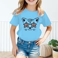 thumbnail image 2 of Xuewenshw T-Shirt Graphique Mignon pour Fille, Col Rond, Manches Courtes, Été, Décontracté, T-Shirt, Banane, Filles, 2 of 5