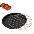thumbnail image 4 of Gril de Barbecue en Acier Inoxydable Gril de Cuisson Remplacement BBQ Rond 20 cm, 20 cm, 4 of 8