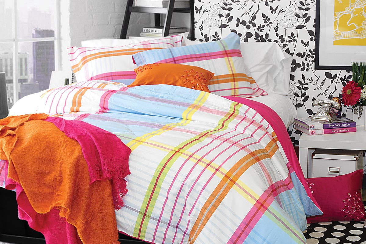 PIQUE NIGUE BLUE DUVET COVER SET QUEEN