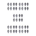 thumbnail image 1 of relayinert 8pieces Tree Decoration Eye-catching Pine Cone Decorations For Festive Dark Grey 5Set, 1 of 6