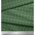 thumbnail image 3 of Soimoi Green Velvet Fabric Wild Animal Skin Small Print Fabric by The Yard 58 Inch Wide, 3 of 3