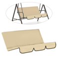 thumbnail image 1 of Garden Swing Seat Cover Patio Cushion Protection Bench Seat Replacement Cover Covers Beige, 1 of 8